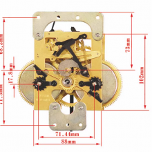 Mechanical Clock Movement 15days & 31days thumbnail-5