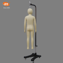 Junmei Kids Full-Body Draping Mannequin Size 130/140- Garment Factory Use, Fixed Head & Detachable Arms, Durable Material thumbnail-3