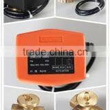 3 Way Motorized Ball Valve, DN15 Electric Ball Valve, 24V Ball Valves for HVAC System thumbnail-1