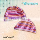 Children Swimming Cap Swimwear 0-8Y Size Printing Stripe Design thumbnail-1