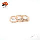 Precious Elegant Gold Wedding Alloy Ring Jewelry Set thumbnail-1