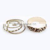 Fashion Trends Dubai Gold Jewellery Sexy Leopard Print Bangles Set thumbnail-3