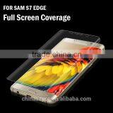 Excellent Curved Edge TPU Full Screen Protector for Samsung Galaxy S7 Edge Screen Guard