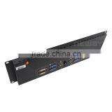 Live Scene Dual 7'' Dual Touch Monitor Display VGA DVI LCD Rack Mount thumbnail-5