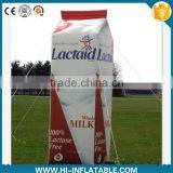 2015 Hot Sale Advertising Inflatable Milk Box/bag,inflatable Replicas Model,inflatable Model for Advertising