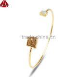 Endless Jewelry Customer Design Adate Druzy Chalcedony Bezel Bracelet Bangle Cuff thumbnail-6