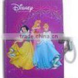 Lock Diary/secret Diary/girl Diary pu Hard Cover Diary Notebooks