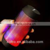 Newest Hot Pulse TF Card Outdoor Bluetooth Speaker Support NFC Colorful 360 LED Lights U-disck Wireless Bluetooth Speaker