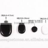 16pcs Black Hot Massage Stones Face Massage Stone