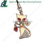 Charming Rhinestone Decorative Fox Shape Phone Charms for Sale thumbnail-1
