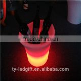 led ice bucket in bar flashing plastic ice bucket