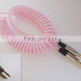 DC3.5 Dual Transparent Spiral Cable
