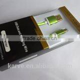 Colorful Micro Usb Data Transfer and Charging Cable Usb Charging Wire Cable 1.5 Meter