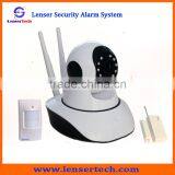 Intelligent Security Dome Camera IP Alarm / Video WIFI Network Home Burglar Alarm System Quality Choice