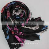 High Quality Women 100% Wool Scarf thumbnail-1