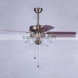 Red Blade Ceiling Fan With Light thumbnail-2