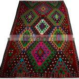 Turkish Kelim Rug - Hand Woven Rug - Kilim Rug thumbnail-1