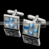 Jewelry Making Silver Cufflinks for Mens With High Electroplating Cufflink thumbnail-1