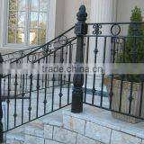 Top-selling Anti-rust Artistic Iron Stair Handrail