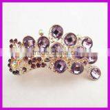 Luxurious Purple Rhinestone Hair Comb for Bride Manufacturers China Supplier BY 1869 thumbnail-1
