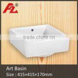 Ceramic Above Cabinet no Hole Bathroom Basin thumbnail-1
