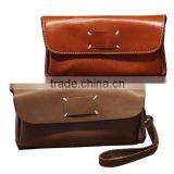 Exquisite Workmanship Ladies Genuine Cowhide Big Clutch Bag With Made in China thumbnail-5