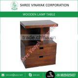 Mesmerizing Design Wooden Lamp Table With Fine Finishing thumbnail-1