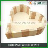 Love Heart Shape Weeding Ring Wooden Packing Box thumbnail-1