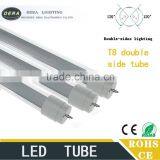 Energy Saving Double Side t8 8ft 2.4m Led Tube Light Fixture T8 Type 2400mm 45w Led Tube 2 Line thumbnail-2