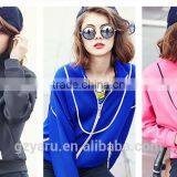 Latest Design Western Fahsionable Ladies Short Coat Custom Baseball Jersey for Women Korean Style Casual Jackets for Teen Girls thumbnail-6