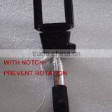 2015 Hot Sale Mix Color With Notch Prevent Rotation Cable Take Pole Selfie Stick thumbnail-2