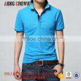 Custom Made T-Shirts Men Polo Soft 100% Cotton Cheap Blank thumbnail-1