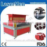 Nonmetal 100w Fabric CCD Co2 Laser Cutter for Sale LM-1290 thumbnail-1