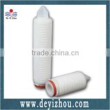 Suzhou factory PTFE pleated filter cartridge