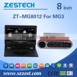 8inch car dvd multimedia navigation system for MG3 3G WiFi OBDII system