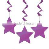 Black Sweet Cupcakes Birthday Party Hanging Foil Swirls Decorations thumbnail-4