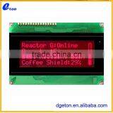 LCD ALPHA/NUM DISPL 20X4 BK/RED
