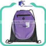 Wholesale Polyester Sports Drawstring Bags Backpack With Logo thumbnail-5