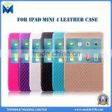 High Quality Book Wallet Smart Back Case Cover for IPad Mini 4