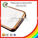 OEM Metal Plate Phone Case for IPhone 4 Color Painting Soft TPU Back Case thumbnail-3