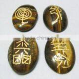 Tiger Eye USAI Reiki Set : Wholesale Reiki Crystals INDIA