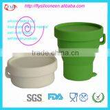 Folding Design Eco-friendly Silicone Tea Cups For Kids thumbnail-1