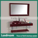 Turkish Furniture Dark Red Glass Wash Basin