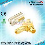 MMCX Male Right Angle Waterproof Wire Connector