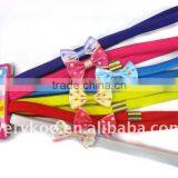 Polka Dots Bowknot Stretch Elastic Hair Band FCK-118540035 thumbnail-1