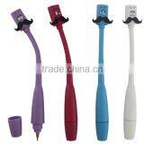 Lovely Curved Moustache Ball Pen / Bending Pen / Writing Ballpoint Pen