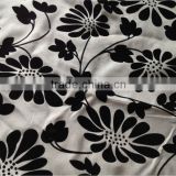 2013 hot sale 100% polyester flocked linen sofa cover material