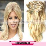 Hot Selling Body Wave Mongolian 613 Blonde Clip In Hair thumbnail-6