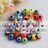 Newest Handmade Mixed Color 7X10MM Oval Round Beads Resin Acrylic Wholesale Beads Cat's Eye Resin Beads