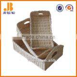 Woven Plastic Rattan Basket Australia Wholesale thumbnail-2